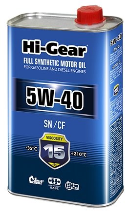 HI-GEAR Motor Oil 5W-40 1L